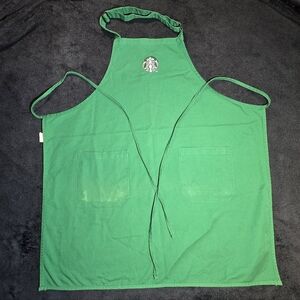 Original Starbucks Green Adjustable Apron Pockets Logo